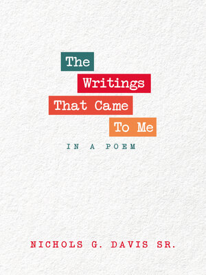 cover image of The Writings That Came to Me In a Poem